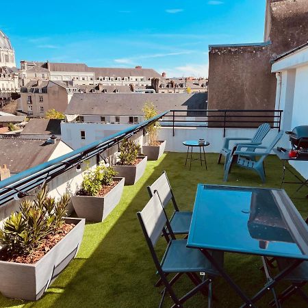 Grand Studio, Belle Terrasse Avec Vue Нант Екстериор снимка