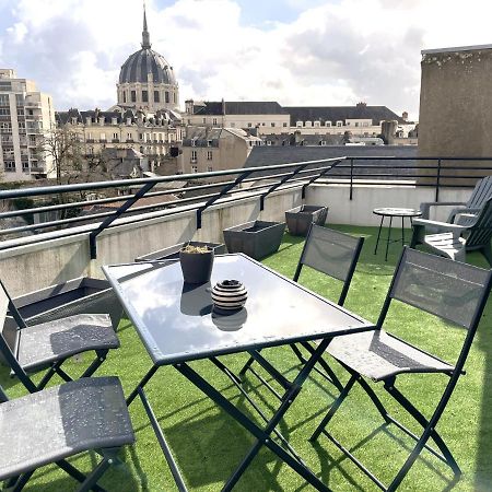 Grand Studio, Belle Terrasse Avec Vue Нант Екстериор снимка